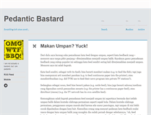 Tablet Screenshot of pedanticbastard.com